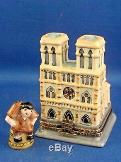 Chanille Notre Dame de Paris Cathedral Quasimodo FRENCH LIMOGES box