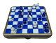 Checkmate Chess Set Limoges France Peint Main Trinket Box