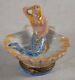 Chenille Limoges Mermaid In Seashell Trinket Box Dolphin Clasp