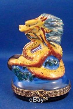 Chinese Dragon with Thunderball FRENCH LIMOGES box