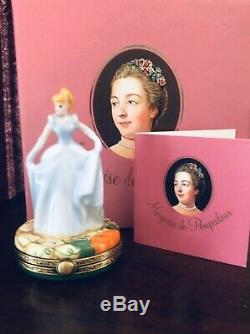 Cinderella Peint Main Limoges Trinket Box FRANCE. New In Box With COA