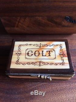 Collectible Vintage Lot 5 Limoges Box Peint Main (Colt 45 Gun) (Rochard)