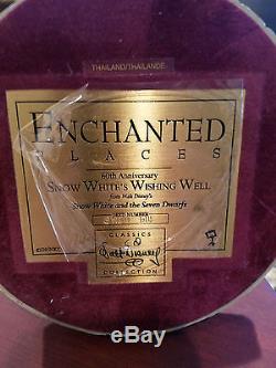 DISNEY WDCC SNOW WHITE'S WISHING WELL ENCHANTED PLACES 60th Anniversary