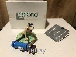 Disney Artoria Golf Au Pluto Porcelaine De Limoges Trinket Box With Box + COA