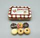 Donut Box With Removable Donuts Limoges Box By Pierre Arquie Retired (numbered)