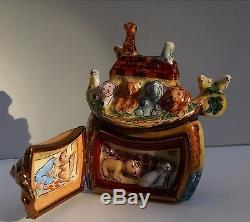 Double Hinged Noah'S Ark Limoges Box-Collectible Limoges Porcelain Boxes Religio