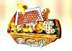 Double Hinged Noah'S Ark Original Limoges Box Numbered 1 of 500 First One Painte