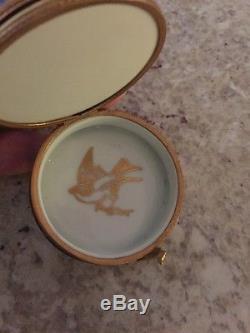 Dumont Limoges France Trinket Box Birdcage Bird Clasp NUMBERED Limited Edition