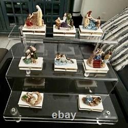 EIGHT Baptism Of Christ Limoges Porcelain Trinket Boxes The Life Of Christ