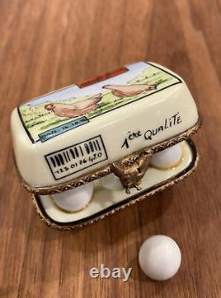 Egg Carton With Surprise Egg Vintage Limoges Box