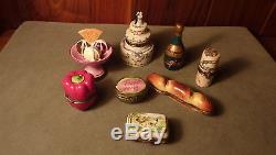 Exquisite Vintage Hand-painted Signed/numbered Chicken Egg Box Limoges Porcelain