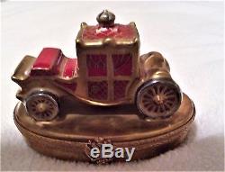 Faberge Limoges small Carriage box-boxed like new