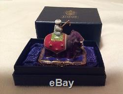 Faberge Limoges small elephant box-boxed like new