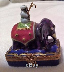 Faberge Limoges small elephant box-boxed like new