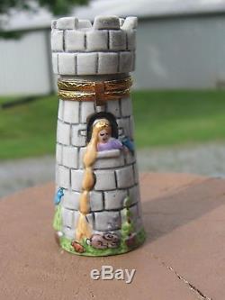 First lock of hair. Rapunzel Tower Limoges box- limited, signed and numbered