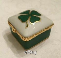 Four Leaf Clover Hand-painted Box Le Tallec for Tiffany & Co