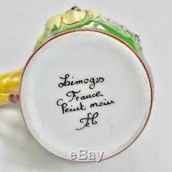 Fox Hunt Limoges Hinged Porcelain Hand Painted Trinket Box