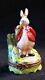 France Limoges Box Bunny Rabbit With Red Coat & Carrot