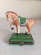 French Limited Edition Horse Pony Peint Main Trinket Box From Limoges France