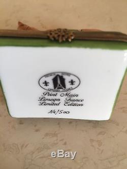 French Limited Edition Horse Pony PEINT Main Trinket Box from Limoges France