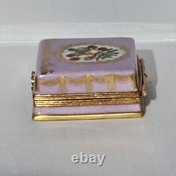 French Limoges Trinket Box French Fruit Macarons Cookies In Gorgeous Box &fruits