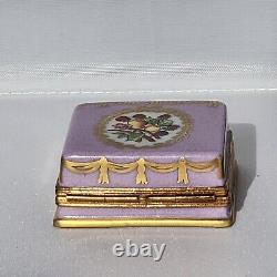 French Limoges Trinket Box French Fruit Macarons Cookies In Gorgeous Box &fruits