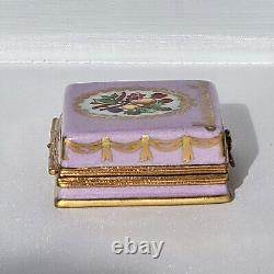 French Limoges Trinket Box French Fruit Macarons Cookies In Gorgeous Box &fruits