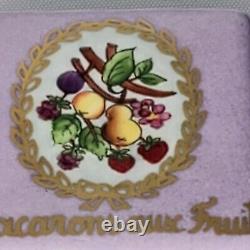 French Limoges Trinket Box French Fruit Macarons Cookies In Gorgeous Box &fruits