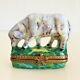 Grazing Sheep Limoges, Peint Main France, Hand Painted Trinket Box