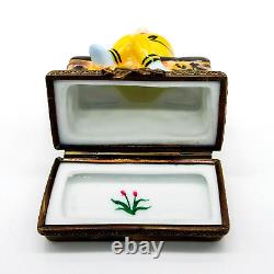 Genuine Hand Painted HUMPTY DUMPTY French Limoges Porcelain Trinket Box NEW