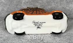 Gerard Ribierre Limoges Trinket Box Orange Halloween Car Original Box 387