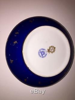 Gorgeous Limoges Pate Sur Pate Porcelain Box Cupid & Psyche Cobalt Blue, Gold