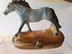 Grey Horse. Limoges Trinket Box, Peint Main France