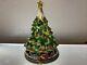 Htf Limoges Pv Parry Vieille Christmas Tree Porcelain Trinket Box Guc Vintage