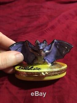 Halloween Bat Limoges Box