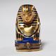 Handpainted Limoges France Trinket Box With Figural Egyptian Sphinx, Chanille