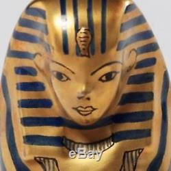 Handpainted Limoges France Trinket Box With Figural Egyptian Sphinx, Chanille