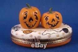 Jack O Lanterns Halloween Motif French LIMOGES box