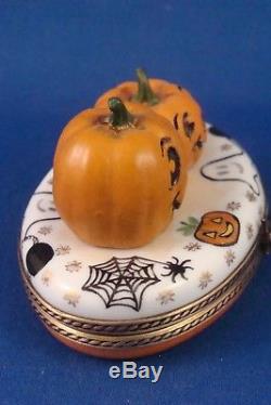 Jack O Lanterns Halloween Motif French LIMOGES box