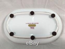 LA MAISON DE CARTIER BLACK PANTHER LIMOGES Porcelain Trinket BOX 1986