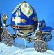 Large Jeweled Cinderella Carriage Peint Main Limoges Box Outstanding #201/450