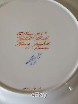 LE TALLEC for TIFFANY, PRIVATE STOCK, France, Porcelain, Hand Painted, Limoges