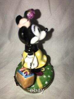 LIMITED 7/243 Artoria Limoges France Disneys Minnie Mouse Goes Shopping Box