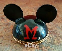 Limoges Box Artoria Mickey Mouse Ears Hat Le No 580 Disney