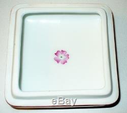 Limoges Box Tiffany Private Stock Le Tallec Floral & Elephant Handles 1986
