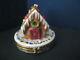 Limoges France Artoria Peint Main Holiday Gingerbread House Numbered Trinket Box