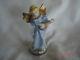 Limoges France Peint Main Angel With Lute Trinket Box Angel Clasp Le #202/300 Br