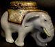 Limoges Indian Elephant Gold Saddle Trinket Box Parry Vielle Hand Paint France