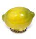 Limoges Lemon Trinket Box 1/50 Ltd Ed Mb 1998 Peint Main France Retired Minty