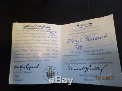 LIMOGES PORCELAIN FABERGE EGG'FLORAL BOUQUET #194 WithORIGINAL BOX & CERTIFICATE